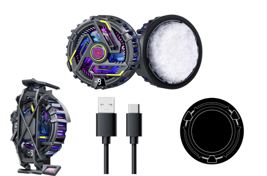 Cubonic JD16 Mobile Phone Cooling Fan Magnetic/Metal Adhesive Plate