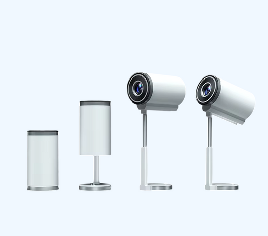 Cubonic TS7 Smart 4K Mini Projector with adjustable height