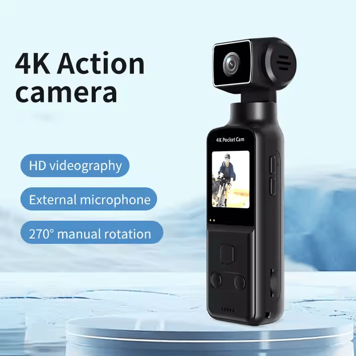 Cubonic 270° Rotatable Pocket Camera 4K Ultra HD