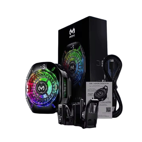 Memo CX10 Mobile Cooling Fan 3 Style RGB (Pro Model)