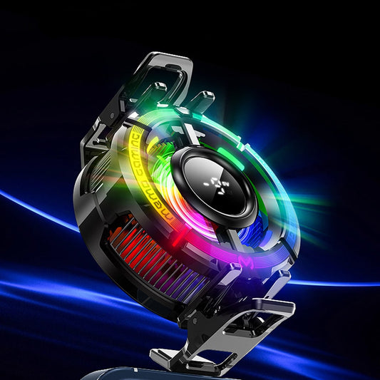 Memo CX15 IceStorm Central LED Display RGB AI Mode Cooling Fan