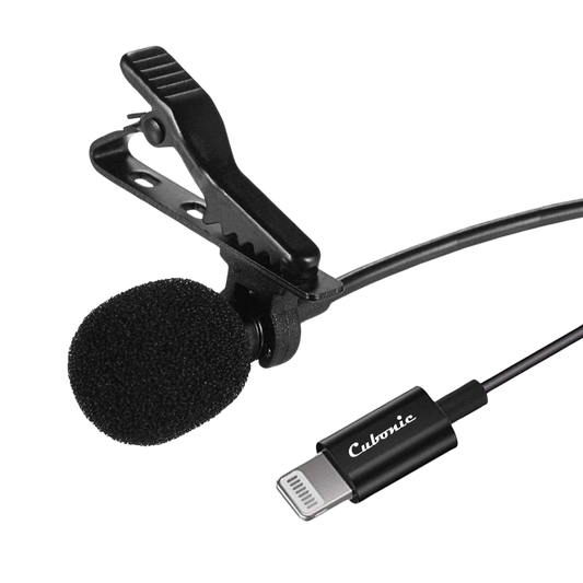 Cubonic iPhone Lightning 8 Pin Professional Clip-on Microphone