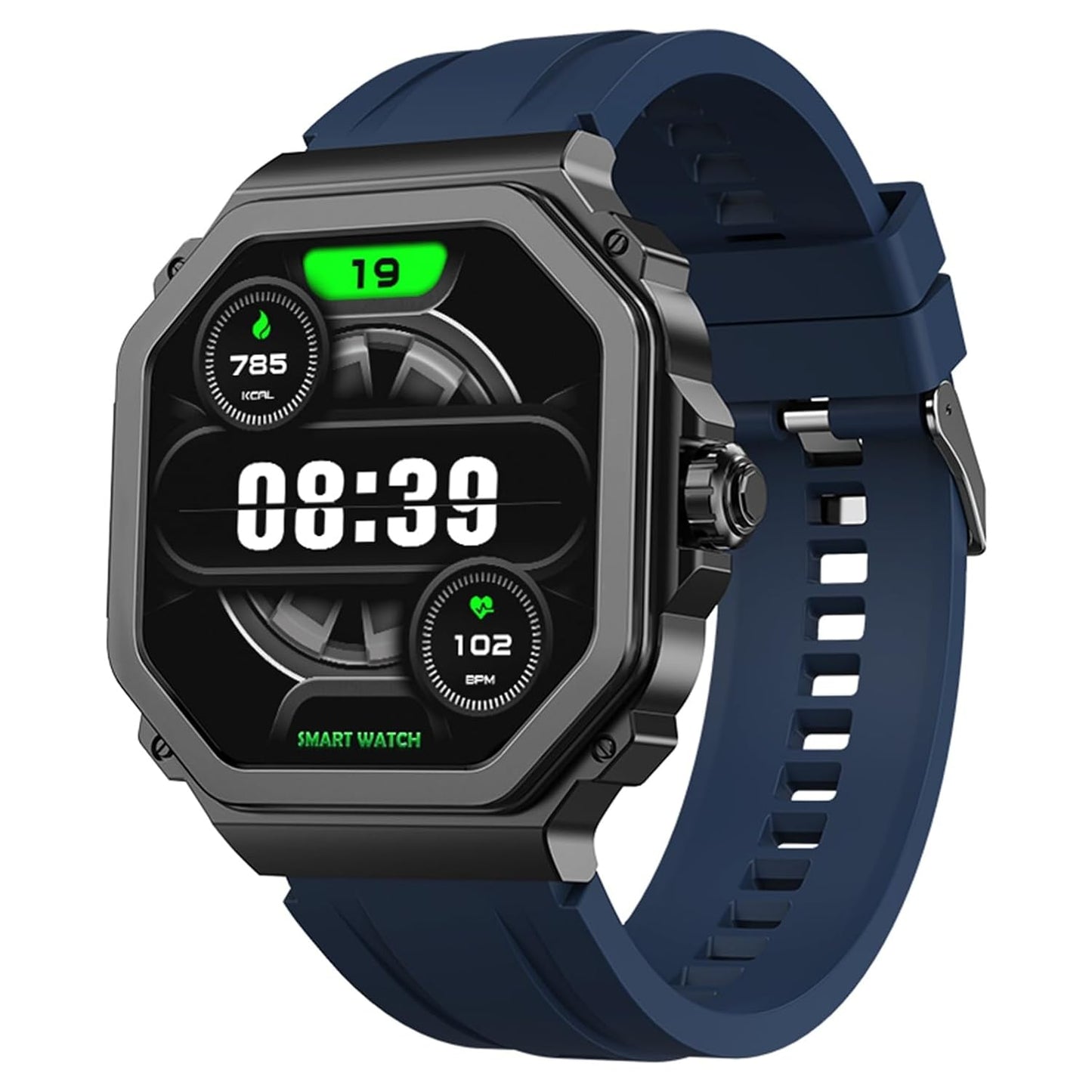 Cubonic T63 Militay Fitness Smart Watch (Answer/Make Calls) with Blood Pressure/Heart Rate/Sleep/100+ Sport Modes