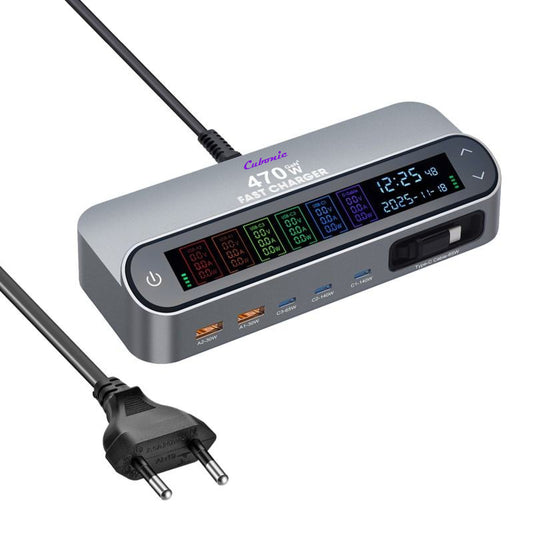 CUBONIC 470W GaN Fast Charging Station –  Multi Device Charging Hub
