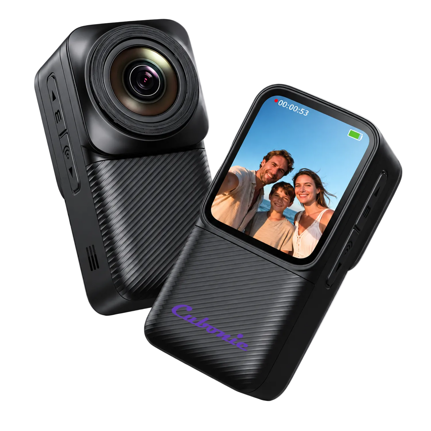 Cubonic MicroX Polaris  5K 30FPS | 20MP Photos | 1.3" IPS Touch Display | WiFi App Control | Waterproof | EIS | 170° Wide Angle Sports & Action Camera