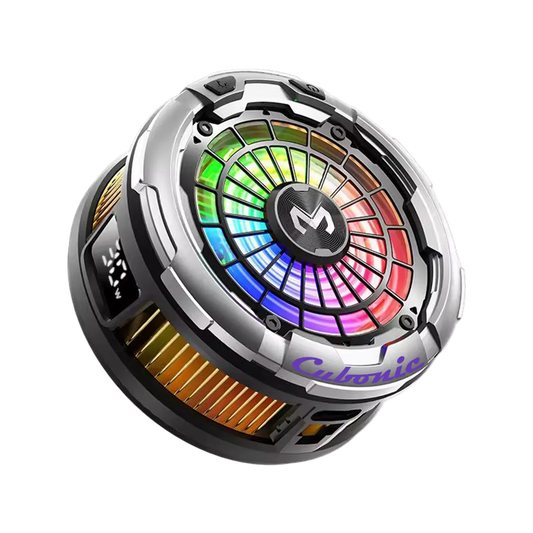 Cubonic CX26 Magnetic Phone Cooler – 30W Semiconductor RGB Cooling Fan with AI Temperature Control for iPhone & Android