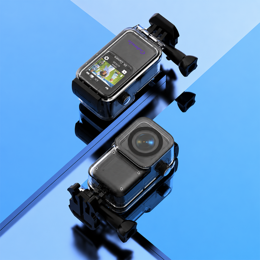 Cubonic MicroX Polaris  5K 30FPS | 20MP Photos | 1.3" IPS Touch Display | WiFi App Control | Waterproof | EIS | 170° Wide Angle Sports & Action Camera