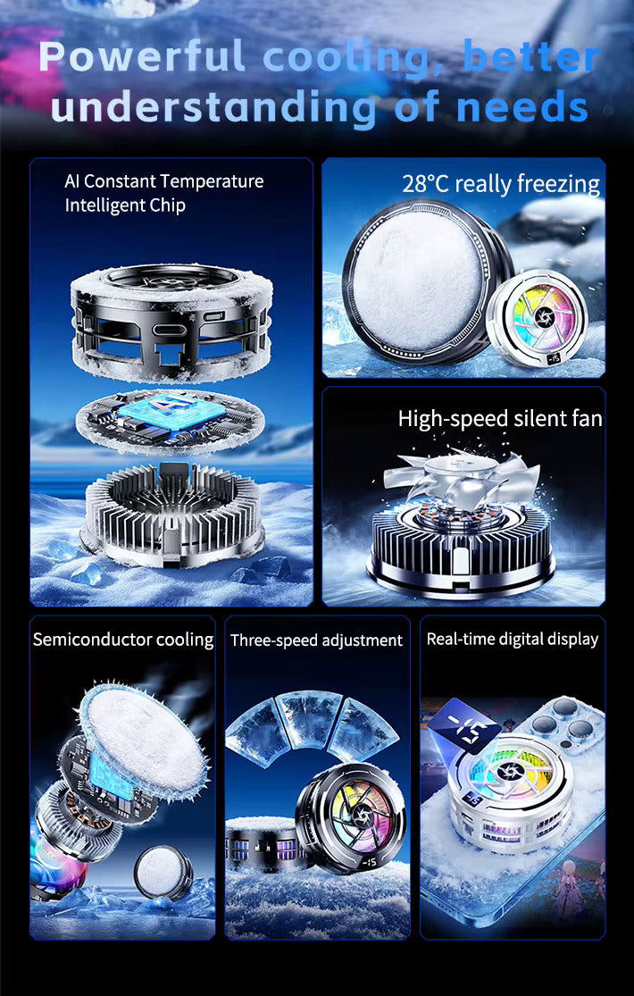 Cubonic SL70 12W Magnetic Cell Phone Cooler
