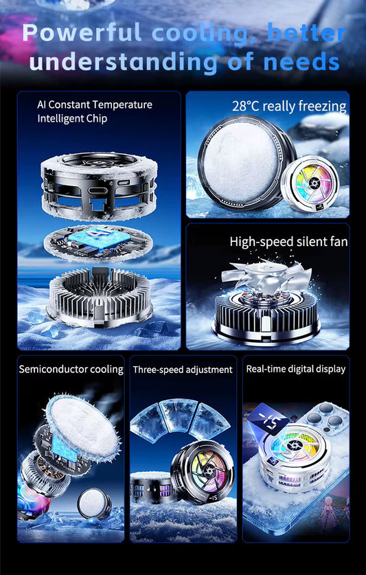 Cubonic SL70 12W Magnetic Cell Phone Cooler