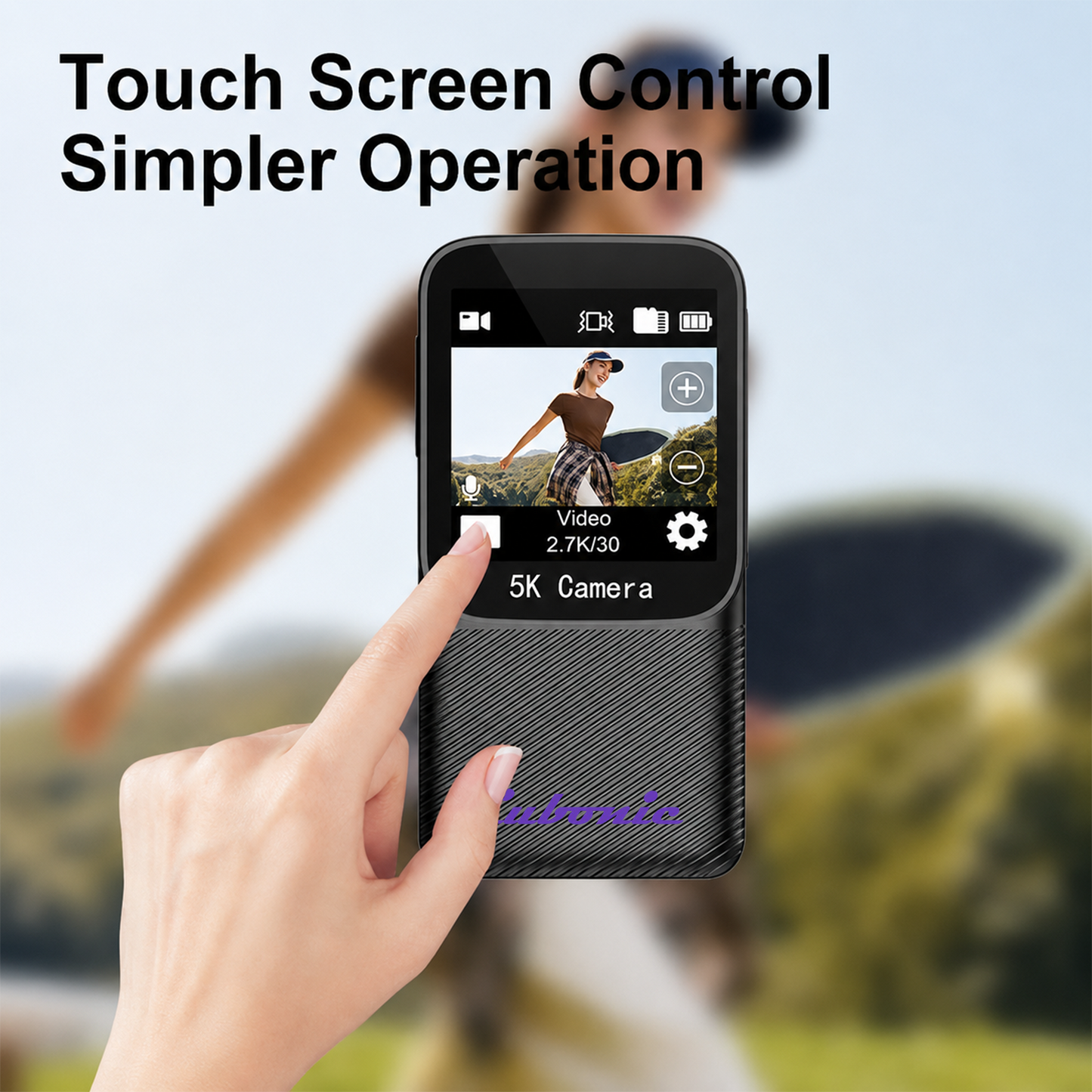 Cubonic MicroX Polaris  5K 30FPS | 20MP Photos | 1.3" IPS Touch Display | WiFi App Control | Waterproof | EIS | 170° Wide Angle Sports & Action Camera