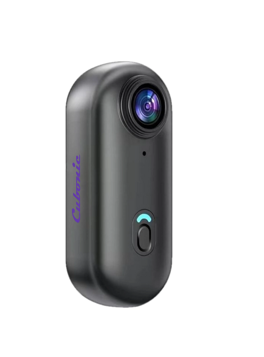 Cubonic Microx 4K Thumb Size Body Camera for Sports & Action|Wifi|App Control|800mah Battery|Upto90min backup|Magnetic Attachment  for Indoor/Outdoor