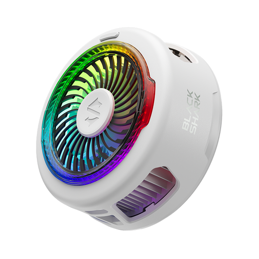 Black Shark FunCooler 6 Magnetic Phone Cooler for Gaming, Portable Cooling Fan with RGB Light, Shark Arsenal App-Controlled Radiator for iPhone Magnetic Series/iPad