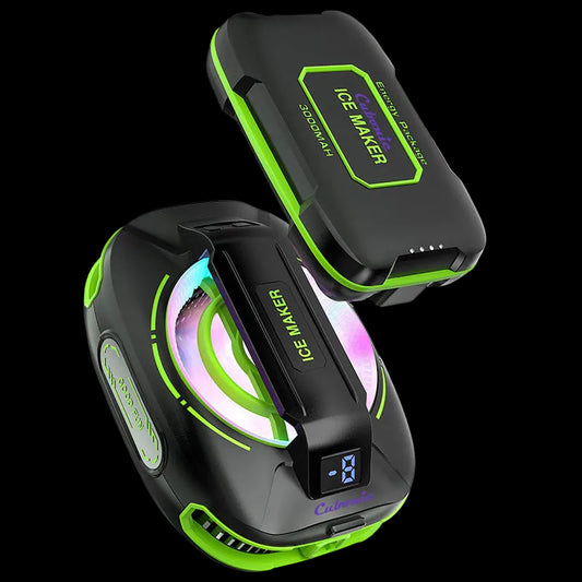 Cubonic Frostrix Power with Detachable 3000Mah Battery Type C AI Mode RGB Magnetic/Clip/Metal Adhesive Mobile Cooler
