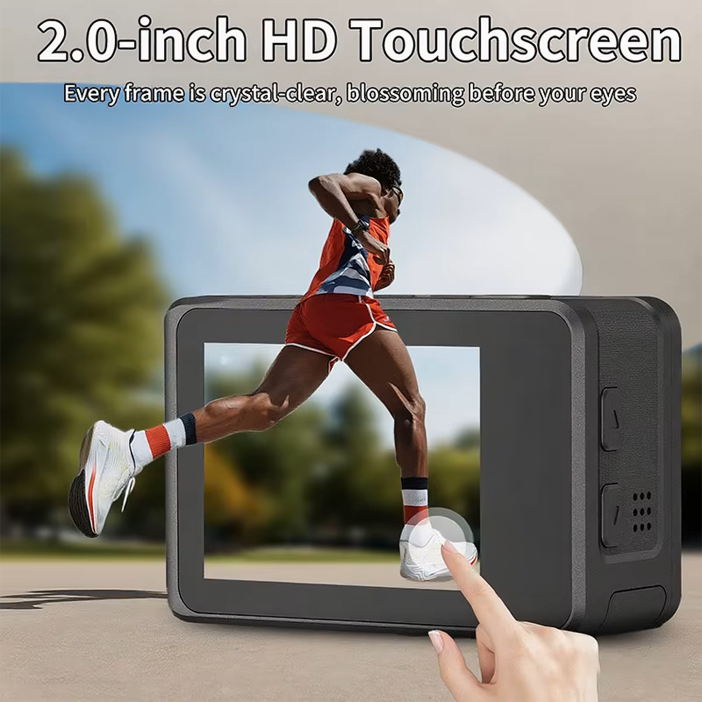 Cubonic 6K Ultra HD 50MP Touch Screen Dual Display Enabled EIS Stabilization
