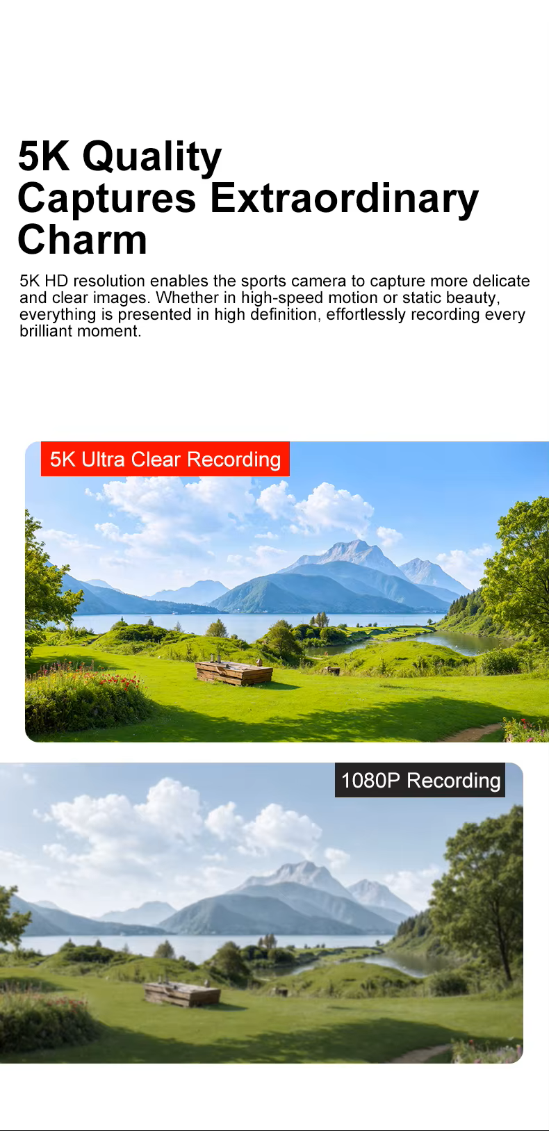 Cubonic 5K Pocket Camera 30FPS, 75MP, 270°Rotatable Lens, 90° Screen Rotation, 1.69 IPS Touch Screen,EIS,90°Screen Rotation, Sports and Action Camera