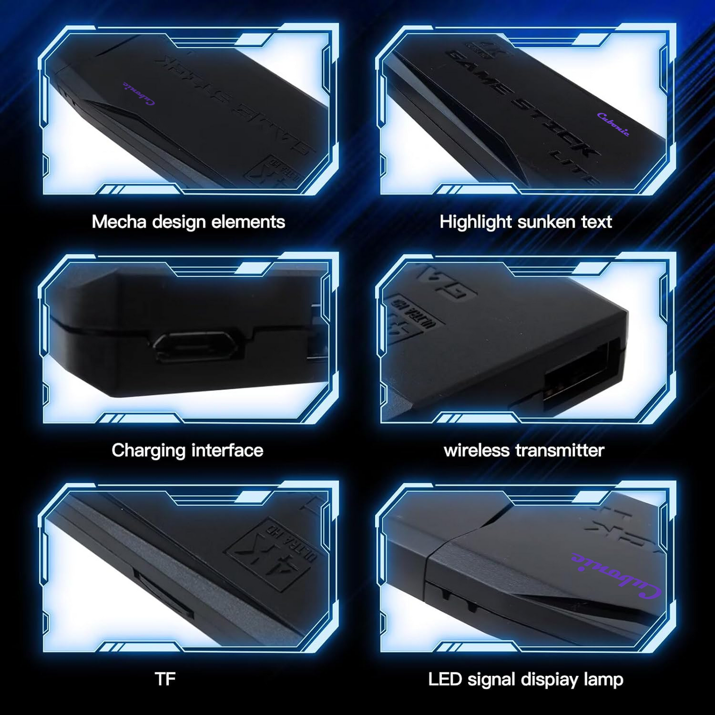 GameStorm M8 GameStick Lite|HDMI Output| 21 Emulator| 64GB MicroSD Ready