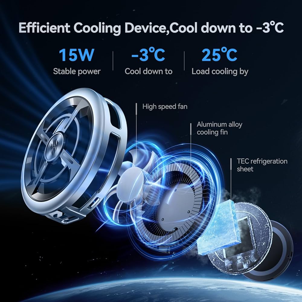 Nubia Red Magic 06 Air 15W Magnetic Mobile/Tablet Cooler