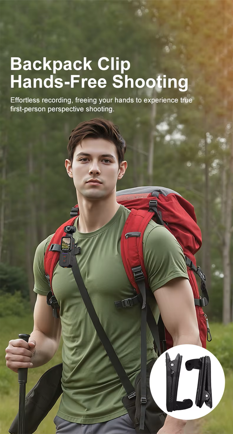 Cubonic 5K Pocket Camera 30FPS, 75MP, 270°Rotatable Lens, 90° Screen Rotation, 1.69 IPS Touch Screen,EIS,90°Screen Rotation, Sports and Action Camera
