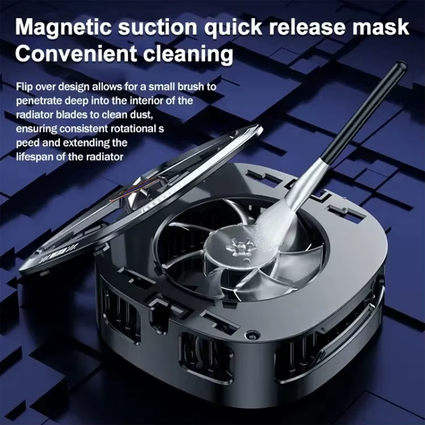 Cubonic FS05 Magnetic 15W Instant Freeze Phone Cooler with Removable Grill for easy cleaning