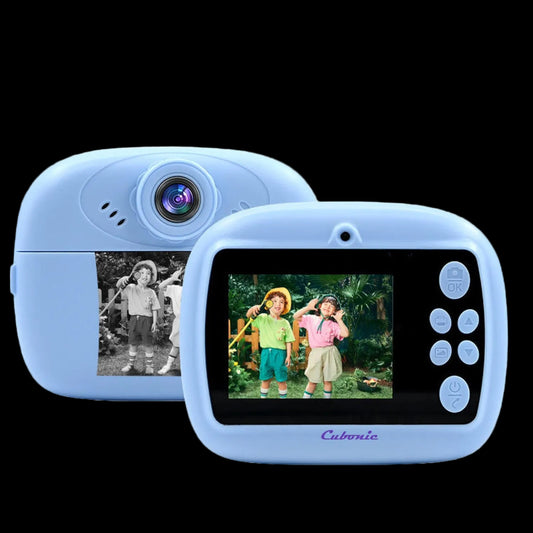 Cubonic Instant PiccoPrint 48MP Digital Camera for Kids with 3 Rolls Print Paper, Portable Toy for Girls & Boys, Perfect Birthday Gift for Toddlers Kids & Children