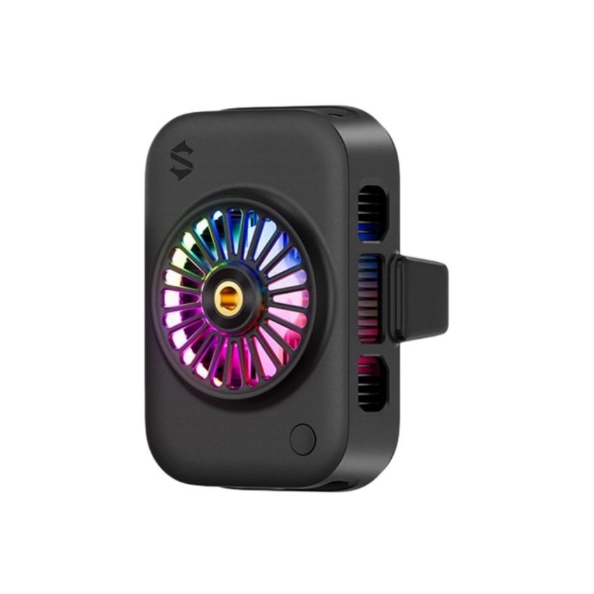 Cubonic Black Shark BR63 25W Live Streaming Phone Cooler with AI Temperature Control, 4700mm² Semiconductor Cooling, RGB Lighting & Universal Tripod Mount