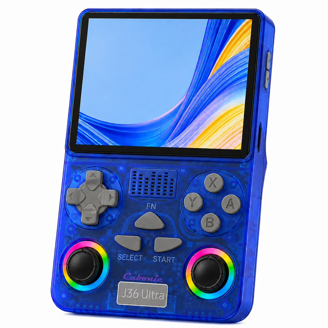 Cubonic Xplore J36 Ultra Handheld Gaming Console YouTube Support 3.5"Display,Dual RGB Joystick 3000mAh Battery, WiFi & Bluetooth,Online Multiplayer