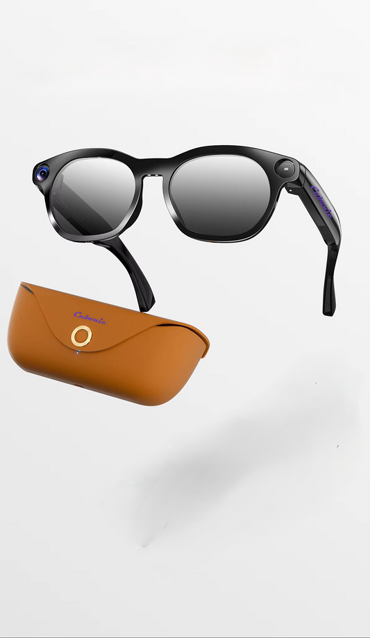 Cubonic AIview Smart AI Camera Glasses with 1080P Camera, Audio & Video Call Translation,2000mah Magnetic Charging Case,