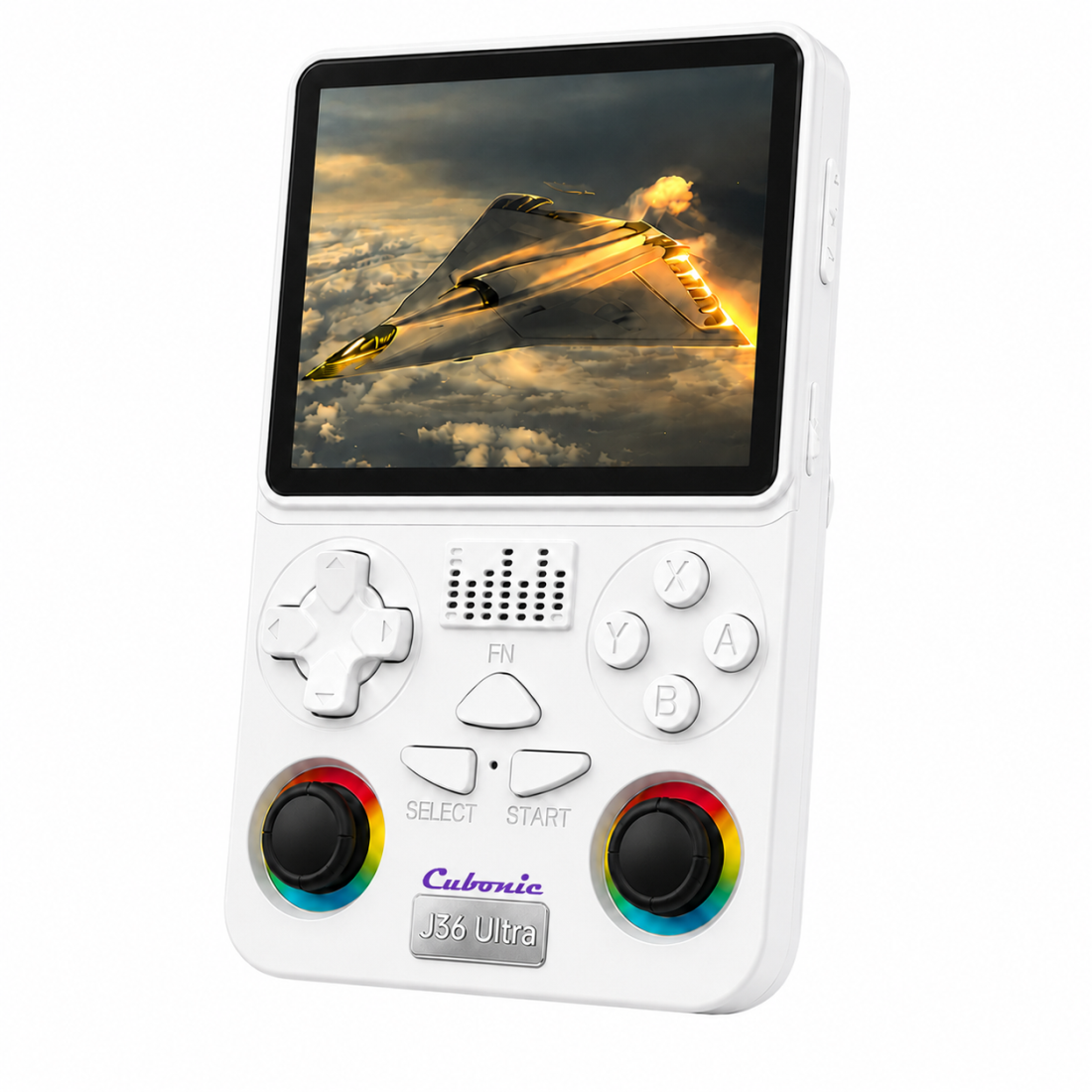 Cubonic Xplore J36 Ultra Handheld Gaming Console YouTube Support 3.5"Display,Dual RGB Joystick 3000mAh Battery, WiFi & Bluetooth,Online Multiplayer