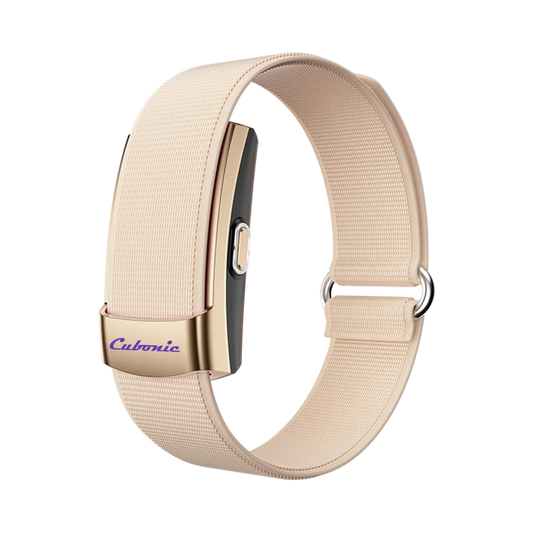 Cubonic Vytal Glory- Screenless Smart Fitness Band | 178+ Sports Modes, IP68 Waterproof, 25-Day Battery Backup, Sleep & Monitoring Activity,App Controlled Android & iOS
