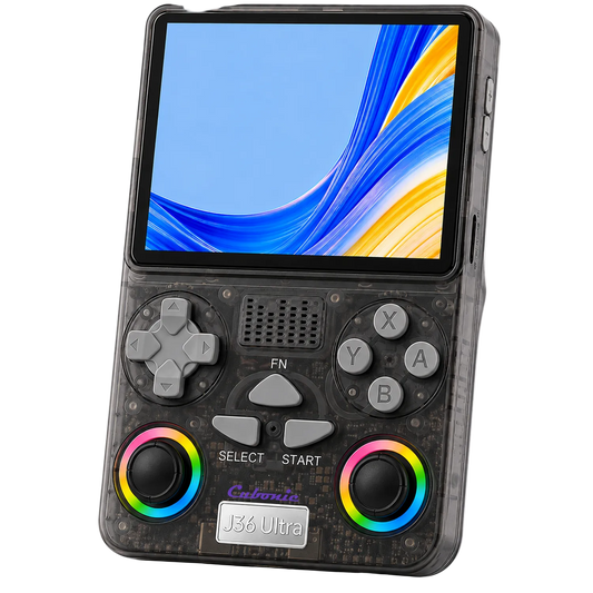 Cubonic Xplore J36 Ultra Handheld Gaming Console YouTube Support 3.5"Display,Dual RGB Joystick 3000mAh Battery, WiFi & Bluetooth,Online Multiplayer
