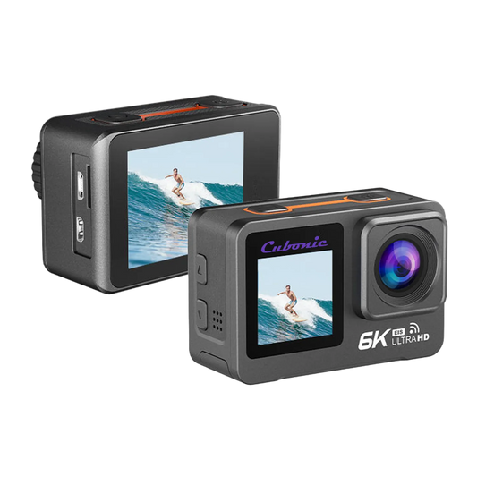 Cubonic 6K Ultra HD 50MP Touch Screen Dual Display Enabled EIS Stabilization