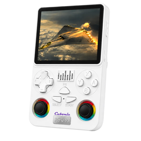 Cubonic Xplore J36 Ultra Handheld Gaming Console YouTube Support 3.5"Display,Dual RGB Joystick 3000mAh Battery, WiFi & Bluetooth,Online Multiplayer