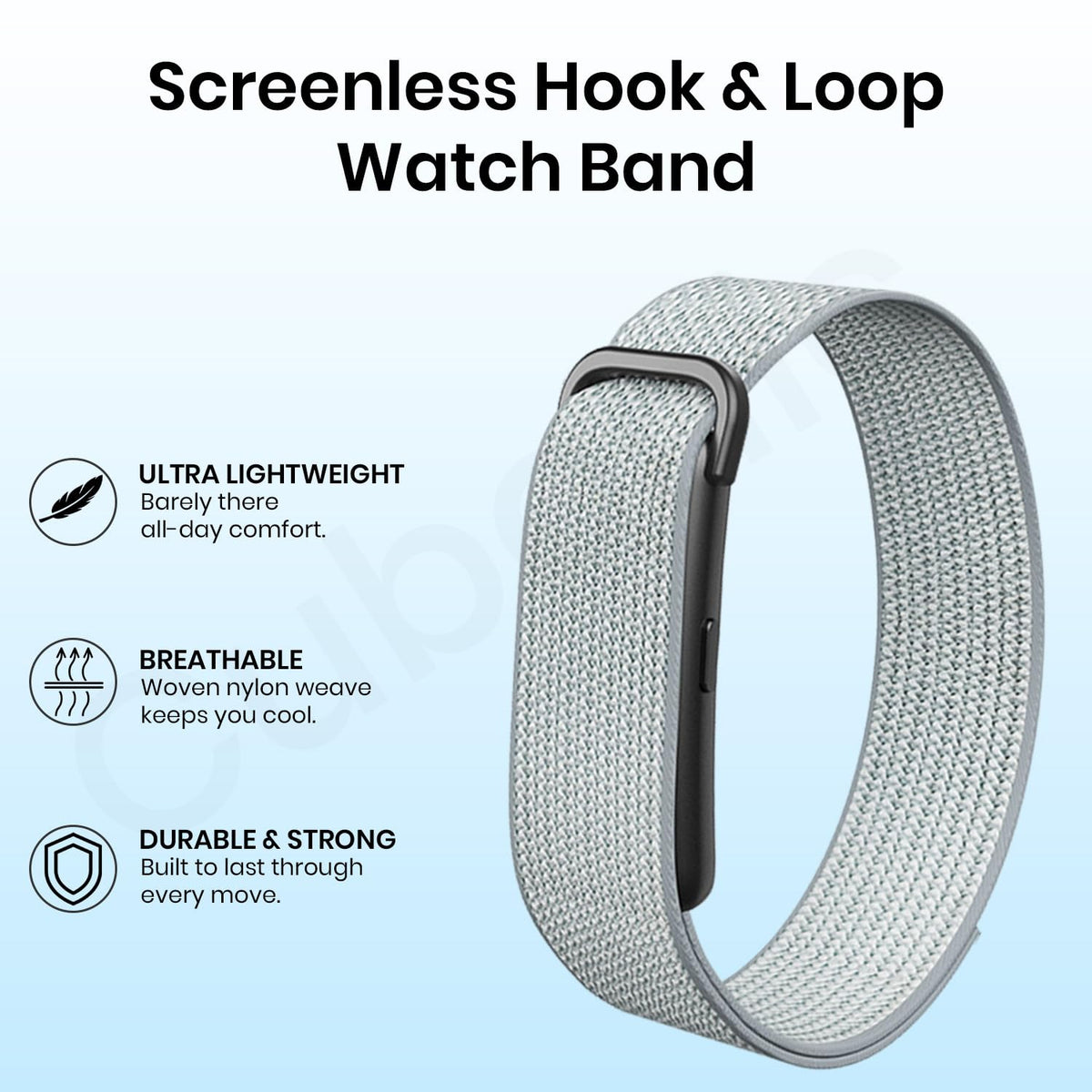 Cubonic Vytal Drift Smart Fitness Band-Screenless Smart Fitness Band | 176+ Sports Modes, 1ATM Waterproof, 10-15 Day Battery Backup,Couple Sharing Features, Sleep & Monitoring Activity,App Controlled Android & iOS