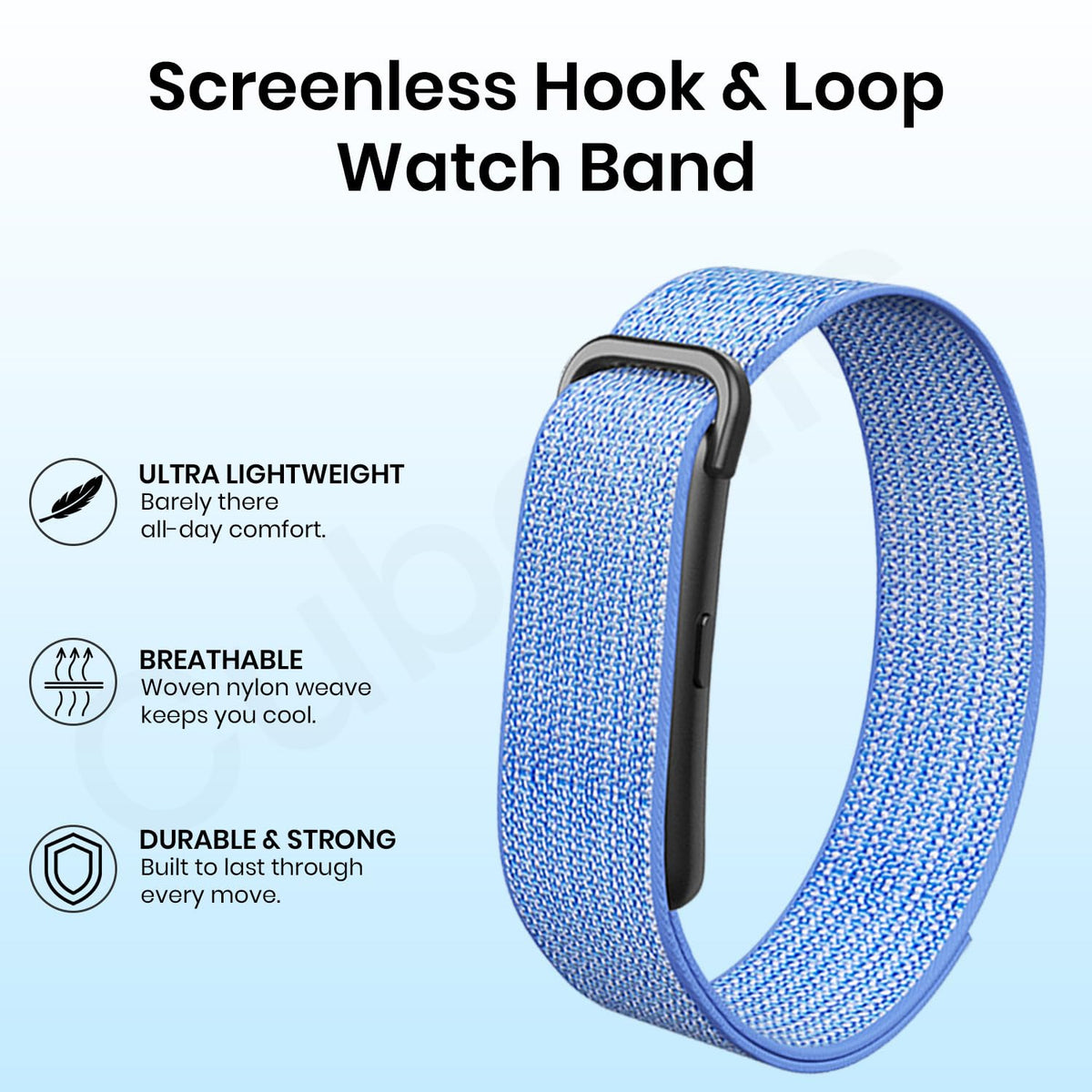 Cubonic Vytal Drift Smart Fitness Band-Screenless Smart Fitness Band | 176+ Sports Modes, 1ATM Waterproof, 10-15 Day Battery Backup,Couple Sharing Features, Sleep & Monitoring Activity,App Controlled Android & iOS