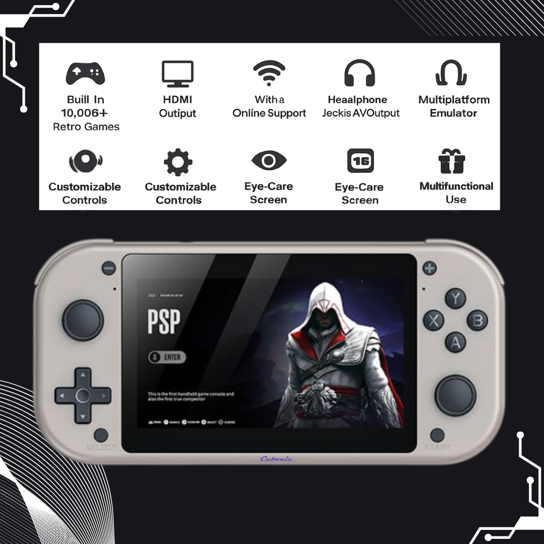 VividGo MI7 | NextGen Console With Dual Joystick, Immersive HD Display & MultiGenre