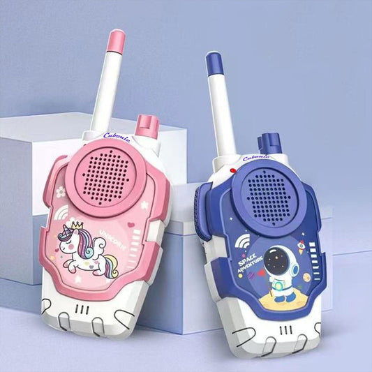 Cubonic Walkie Talkies Electronic for Kids: 2 Pack 2000FT Long Range Coverage - Outdoor Toys for Kids Age 3-12 Camping Hiking Backyard Trips - Birthday Gift for Boys Girls