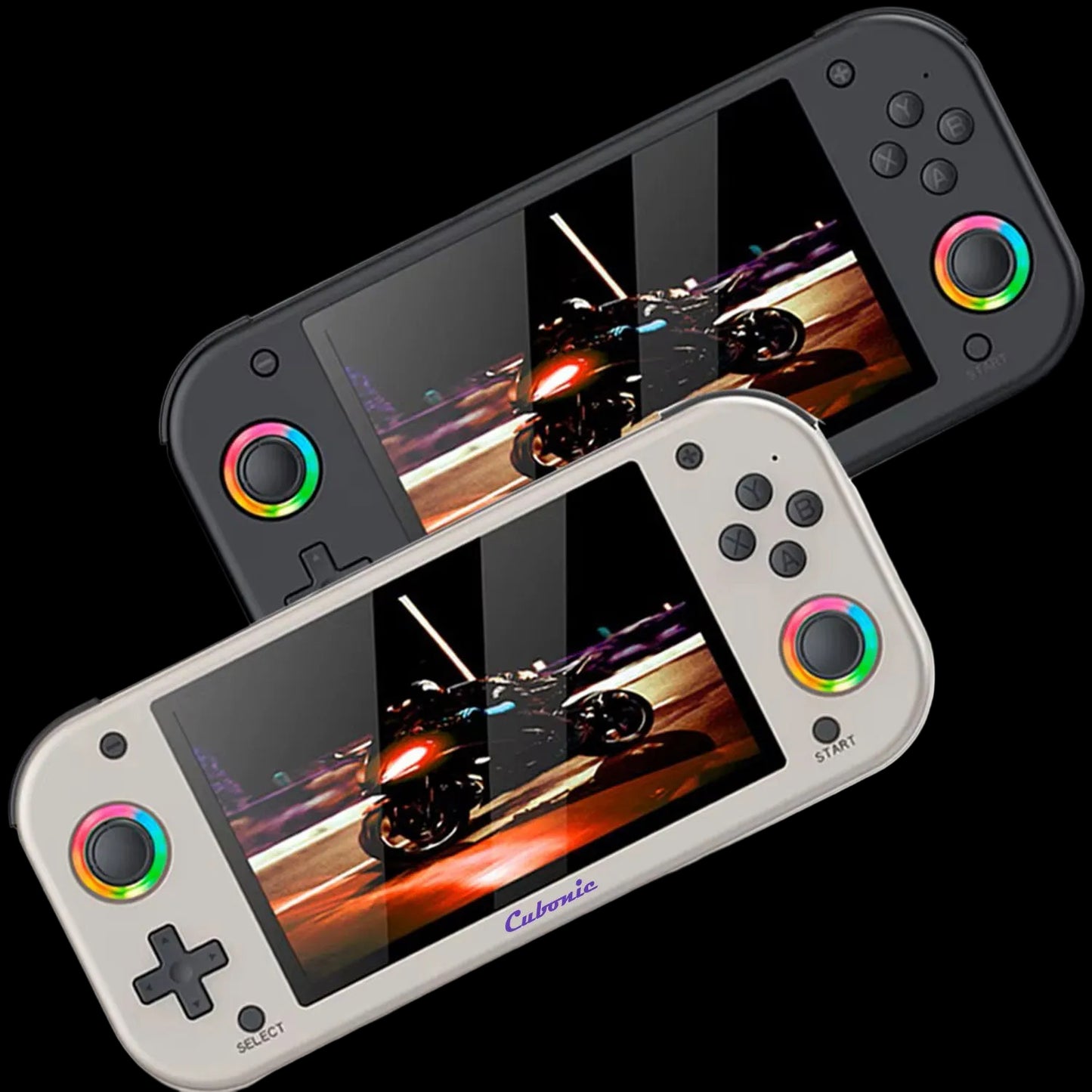 Cubonic VividGo M26 Retro Handheld Game Console – 5.1” IPS Display | RGB Joystick | 30+ Emulator Support | 3000mAh Battery | Portable Gaming Console