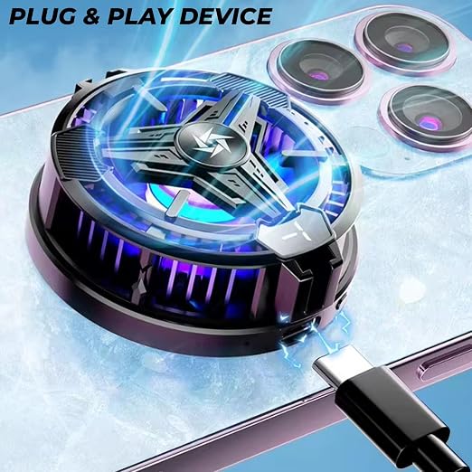 Cubonic SL10 10W Mobile Phone Cooler – RGB Magnetic Semiconductor Cooling Fan