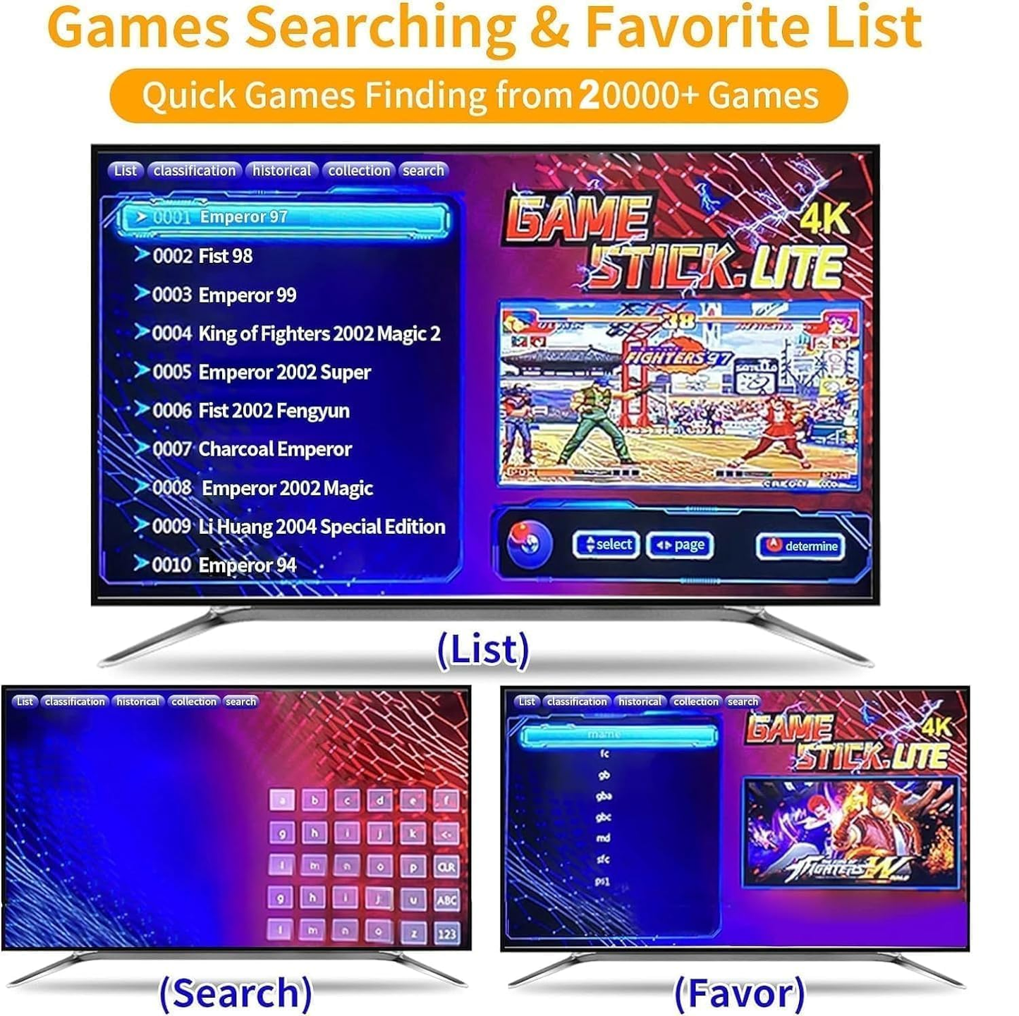 GameStorm M8 GameStick Lite|HDMI Output| 21 Emulator| 64GB MicroSD Ready