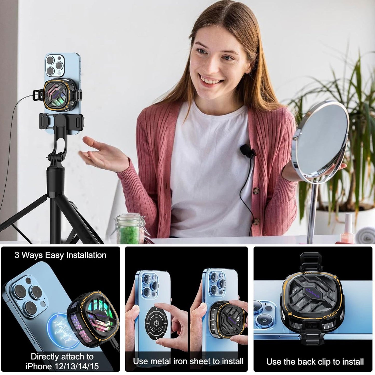 Cubonic X76 Wired Magnetic Instant Mobile Cooler