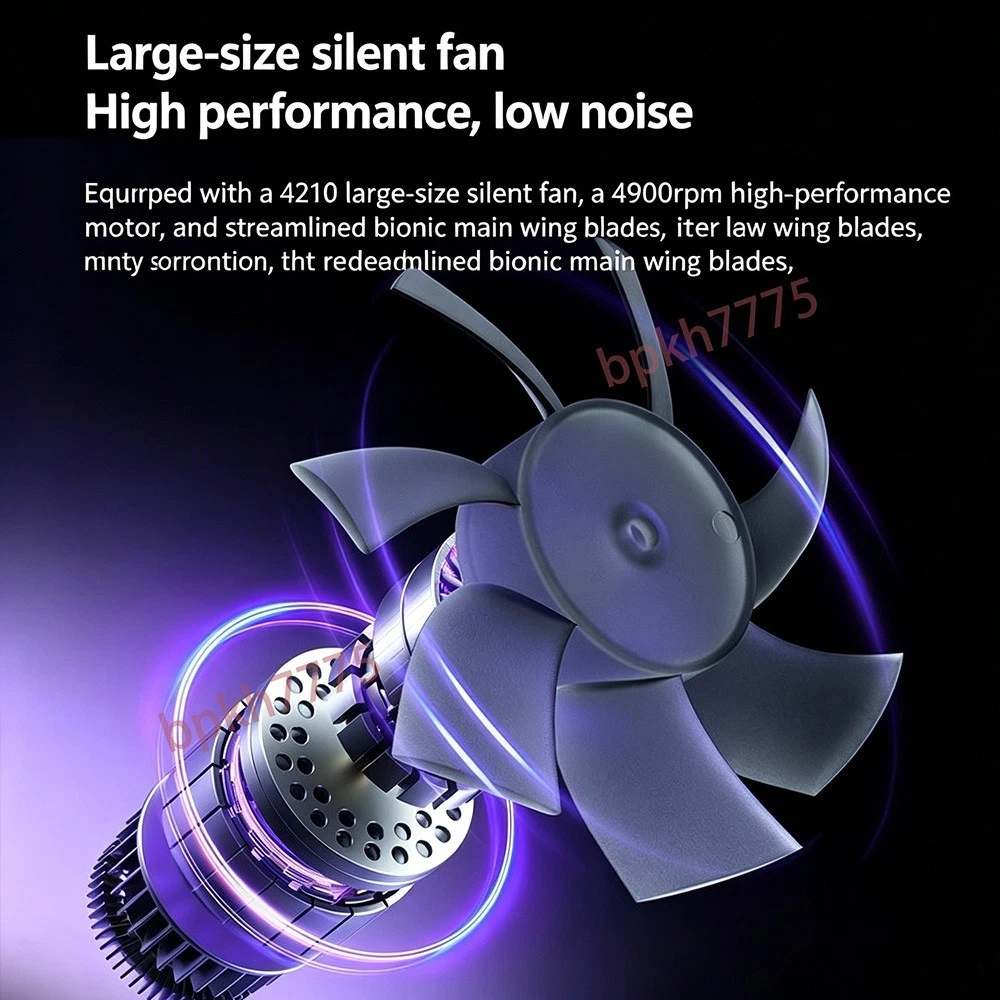 Cubonic Black Shark BR63 25W Live Streaming Phone Cooler with AI Temperature Control, 4700mm² Semiconductor Cooling, RGB Lighting & Universal Tripod Mount