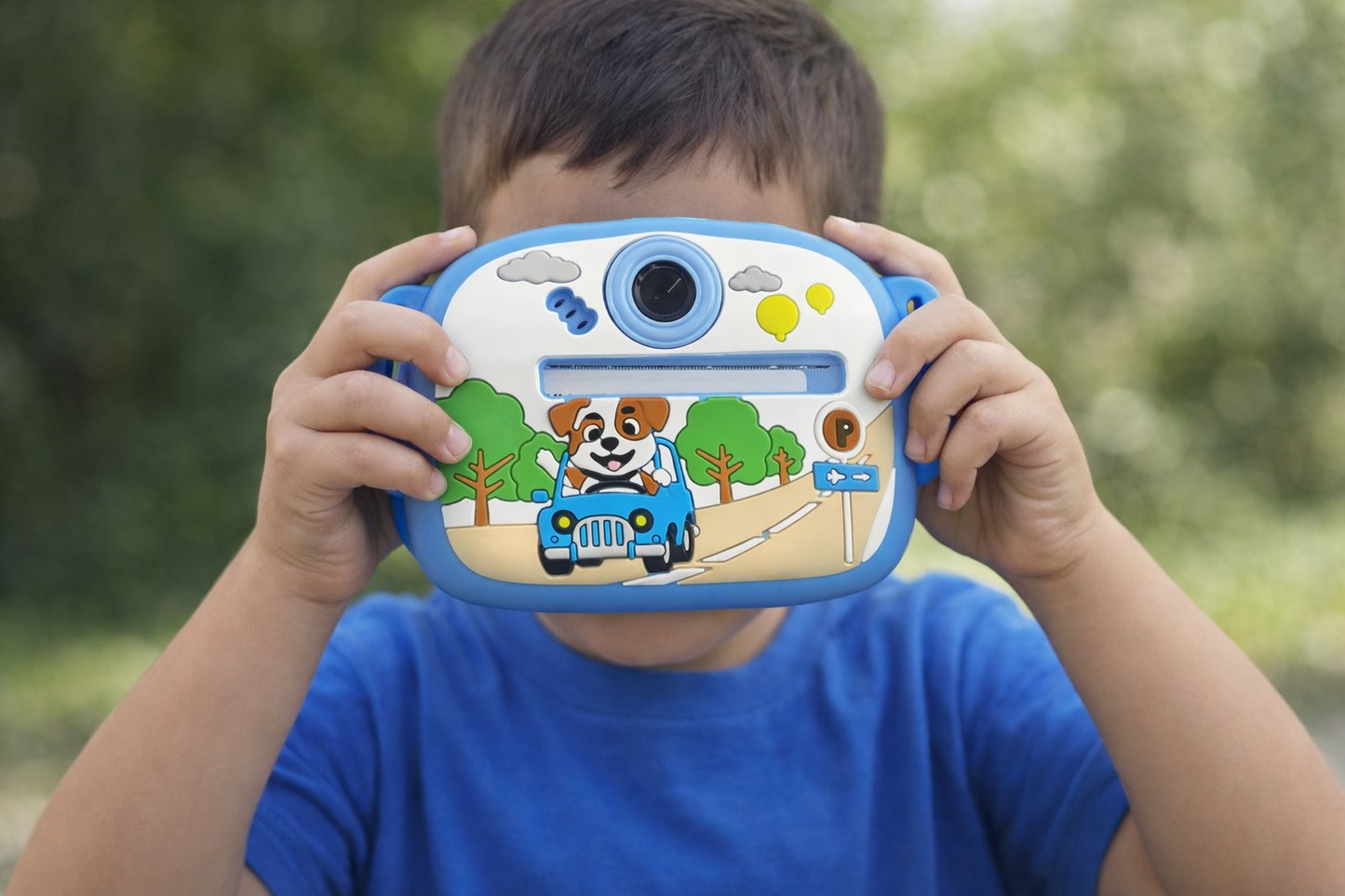 Cubonic Instant PiccoPrint SafeSnap Kids Theme 48MP Digital Camera for Kids with 3 Rolls Print Paper, Portable Toy for Girls & Boys, Perfect Birthday Gift for Toddlers Kids & Children