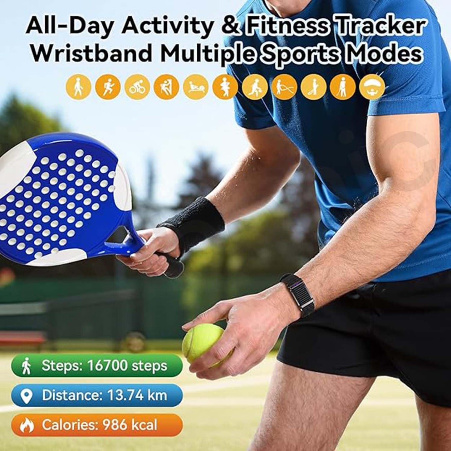 Cubonic Vytal Edge- Track What Matters Smart Band Bracelet Health Wristband Fitness Tracker for Heart Rate, Sleep, Steps, Activity & Body Temp, upto 30 Days Battery, No Subscription App
