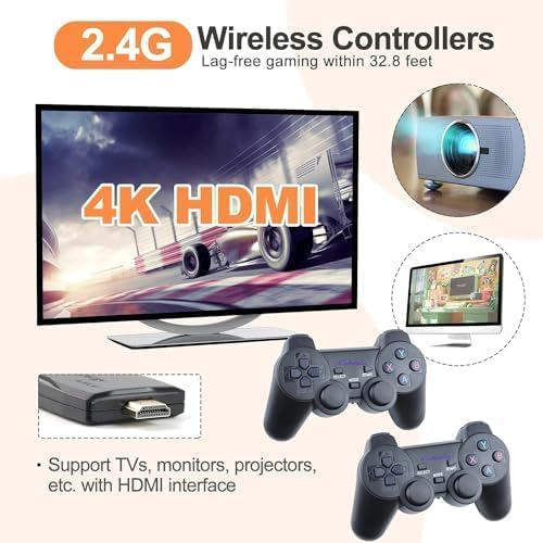 RetroBlaze X2 | Ultimate 4k Wireless Game Stick With 30000+ Build-In Games