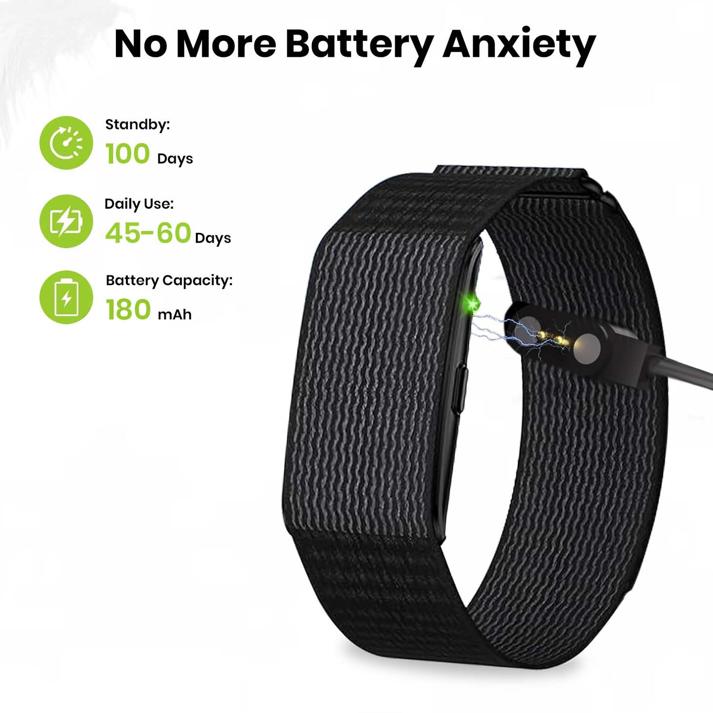 Cubonic Vytal-Track What Matters Latest Screenless Fitness Tracker Band, Activity & Sleep Tracking Wearable with App Sync, Waterproof Fitness Band Upto 47-Day Battery Life No Subscription