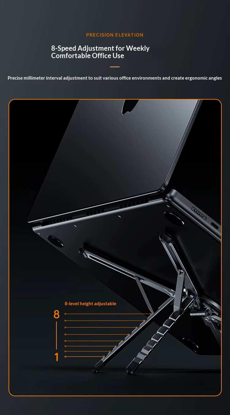 Cubonic Orbit Flex Adjustable Foldable Stand for Mobile Phones & Tablets, Portable Desk Stand