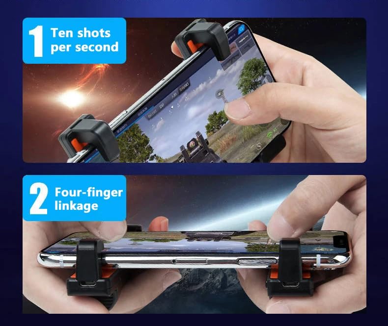 Cubonic AutoGun Gaming Trigger with Burst Gun to Auto Mode (Pack of 2)