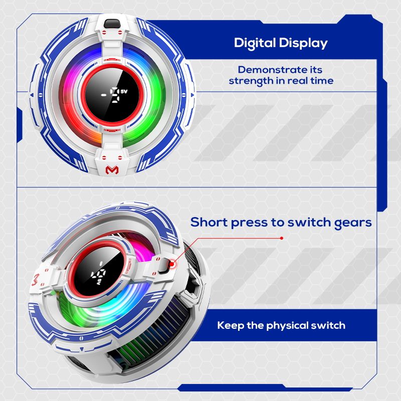 Memo CX16 Korex Central LED Display RGB AI Mode Cooling Fan