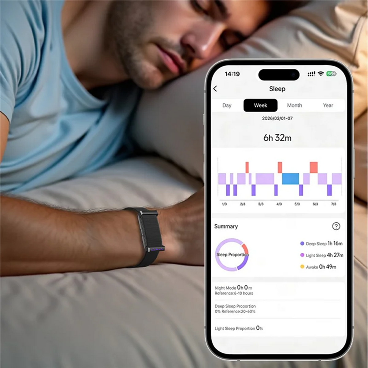 Cubonic Vytal Companion- Screenless Smart Fitness Band | 11+Sports Modes,1ATM Water Resistance, 25-30Day Stand by Time,5-7 days battery life duration,33mAH battery,Sleep & Monitoring Activity,App Controlled Android & iOS