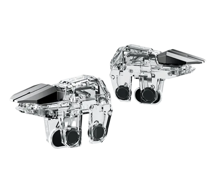 Cubonic DY11 6-Finger Mobile Gaming Trigger | Linkage Aim & Shoot Controller | Sensitive Response | Universal Smartphone Accessory for BGMI/Free Fire/PUBG